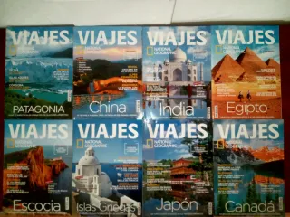 Lote 24 revistas VIAJES de NATIONAL GEOGRAPHIC