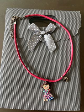 Collar artesanal muñeca y wish