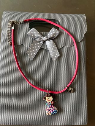Collar artesanal muñeca y wish