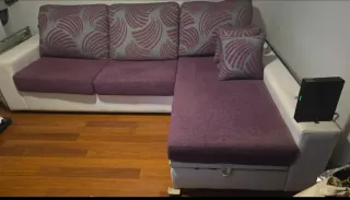 Sofá Cama Chaise Longue con Almacenamiento