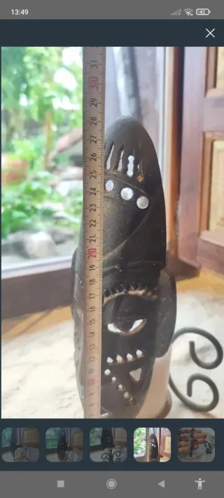 Portavelas grande con vela y soporte