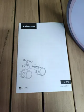 KikkaBoo Bicicleta Sin Pedales ZIPI, Correpasillos