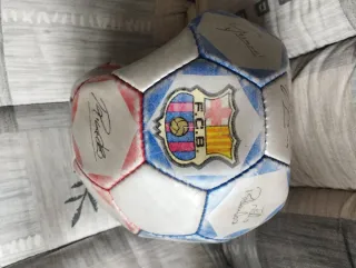 2 Palloni da Calcio del Barça Firmati