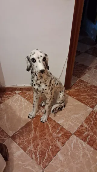 Perro Dálmata Cerámica Grande Realista