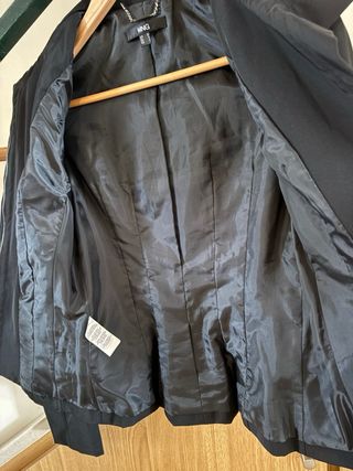 Chaqueta Mango Negra Mujer Talla S