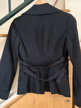 Chaqueta Mango Negra Mujer Talla S