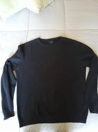 Maglione Terranova Girocollo Cotone blu scuro XL