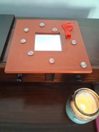 Espejo decorado Ikea, uno 3, 3X 7