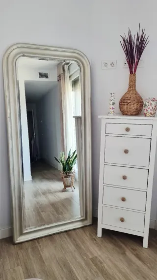 Espejo Grande Plateado IKEA