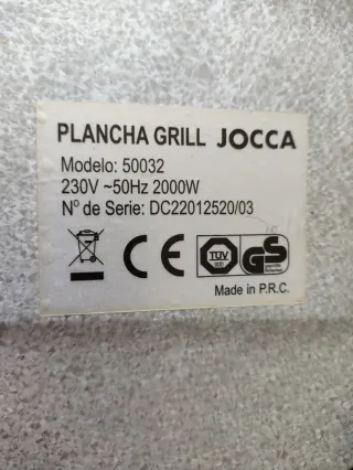 Plancha Grill Jocca