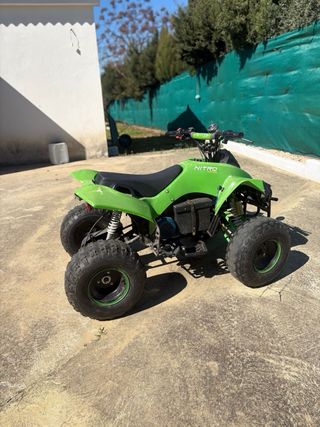Quad Nitro Eléctrico Infantil Verde