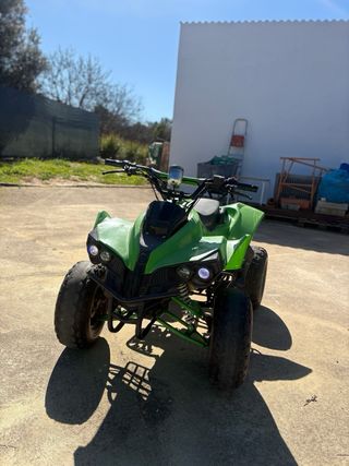 Quad Nitro Eléctrico Infantil Verde