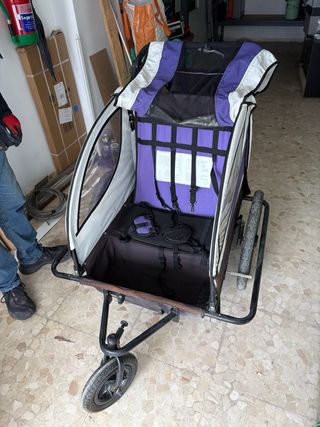 Carro para bici/correr niños