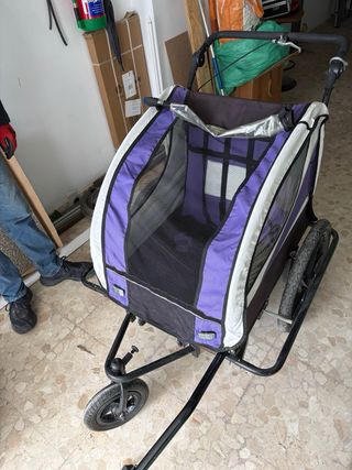 Carro para bici/correr niños