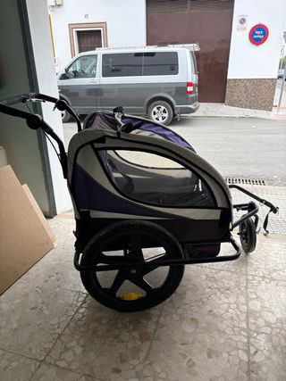 Carro para bici/correr niños