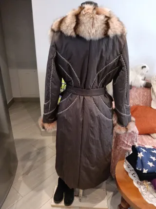 Piumino donna P&T pelliccia