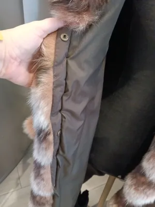 Piumino donna P&T pelliccia