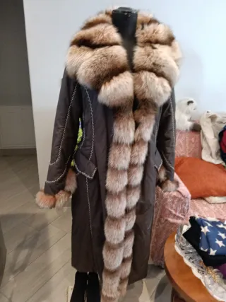 Piumino donna P&T pelliccia