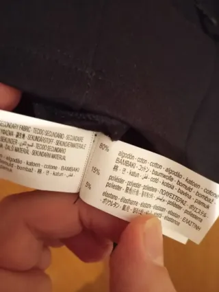 Top Zara Negro Talla S