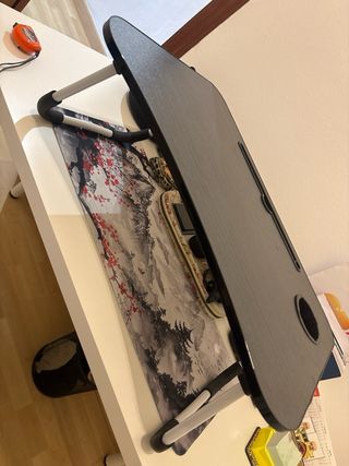 Mesa Plegable Portátil Negra