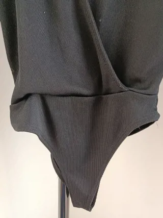 Body Cruzado Preto da Pull&Bear