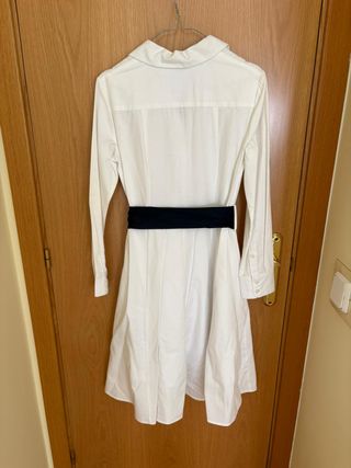 T40 NUEVO Vestido camisero blanco Cortefiel