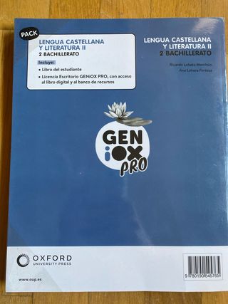 Lengua castellana y Literatura II 2º Bachillera...