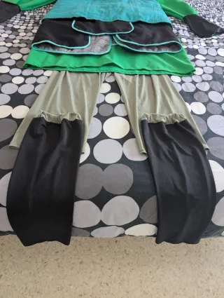 Disfraz Mulan guerrera + Peluche Mushu