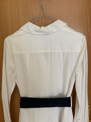 T40 NUEVO Vestido camisero blanco Cortefiel
