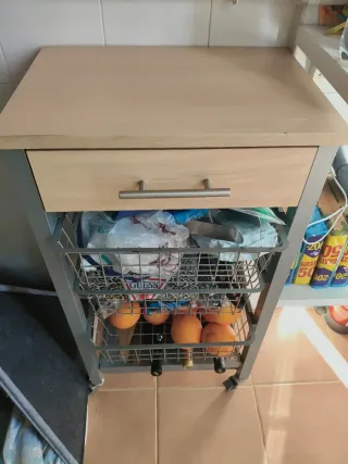 Carro de cocina con ruedas