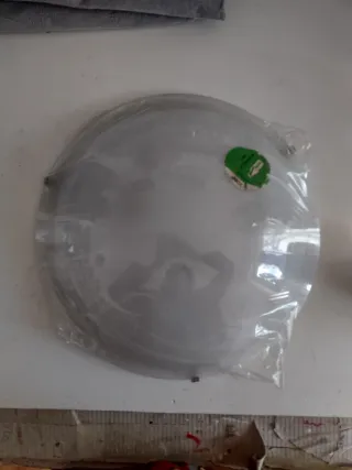 Plafoniera in vetro trasparente