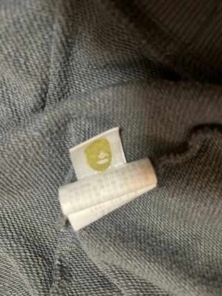 Felpa BAPE con cappuccio grigia