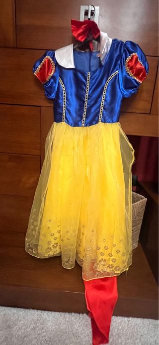 Disfraz Blancanieves con capa talla 4/6
