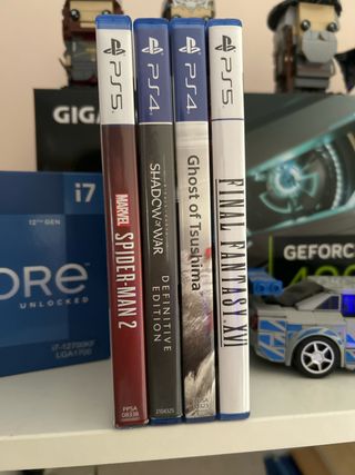 Lote Juegos PS4 y PS5: Spider-Man 2, Final Fantasy