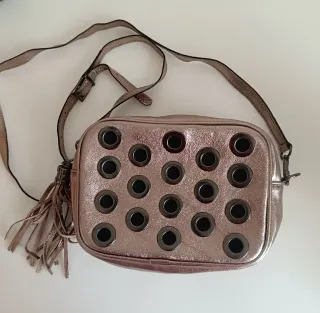 Bolso bandolera Bronce. Oro viejo