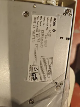 Teclado DIN Español Conector Antiguo