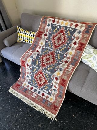 Tappeto Kilim in Cotone Etnico 80x150 cm