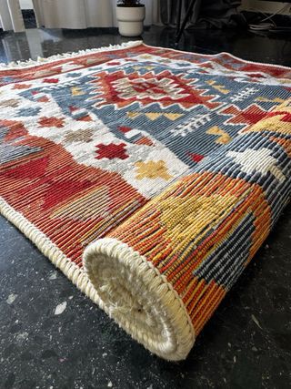 Tappeto Kilim in Cotone Etnico 80x150 cm