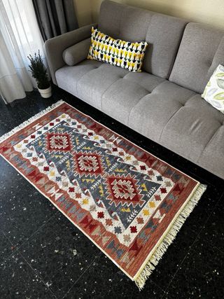 Tappeto Kilim in Cotone Etnico 80x150 cm