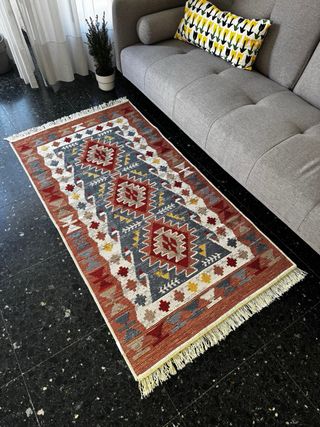 Tappeto Kilim in Cotone Etnico 80x150 cm