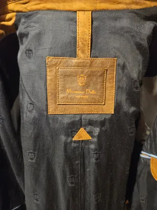 Cazadora de piel marrón