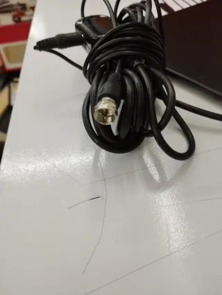 Antena TV Radio Amplificada Negra