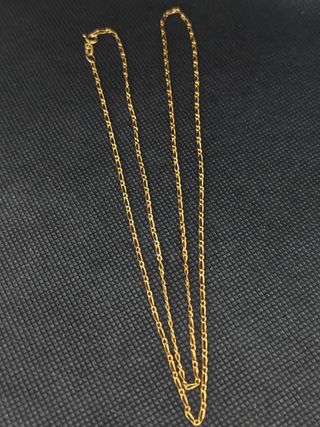 Cadena de oro de 18k tipo fígaro.051-02-00548