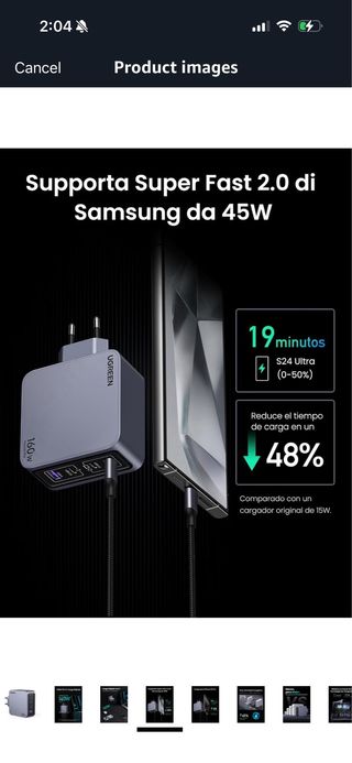 UGREEN Nexode Pro USB C Charger 160W GAN, 4-Port P