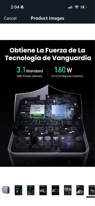 UGREEN Nexode Pro USB C Charger 160W GAN, 4-Port P