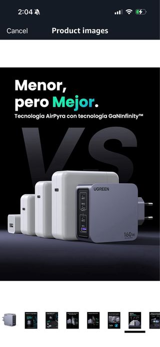 UGREEN Nexode Pro USB C Charger 160W GAN, 4-Port P