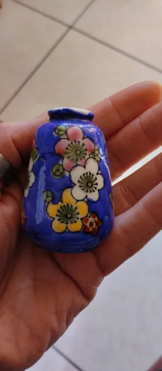 Vasetto giapponese Kutani vintage