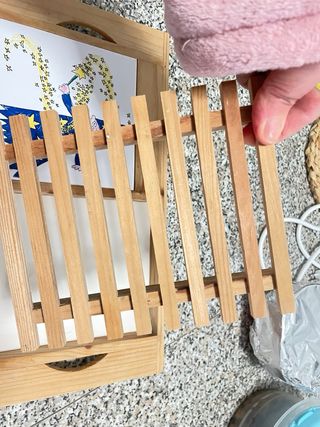 Taglierà in legno e ceramica