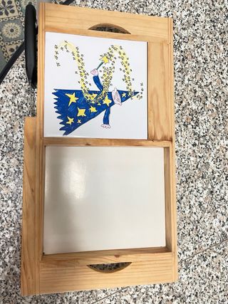 Taglierà in legno e ceramica