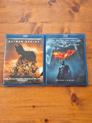 Pack Blu-ray Batman Begins y El Caballero Oscuro